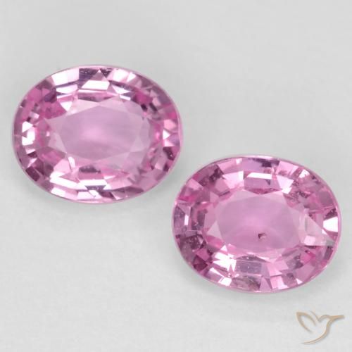 0.92ctw Natürlicher Königslila Rosa Saphir, Oval, VS-SI