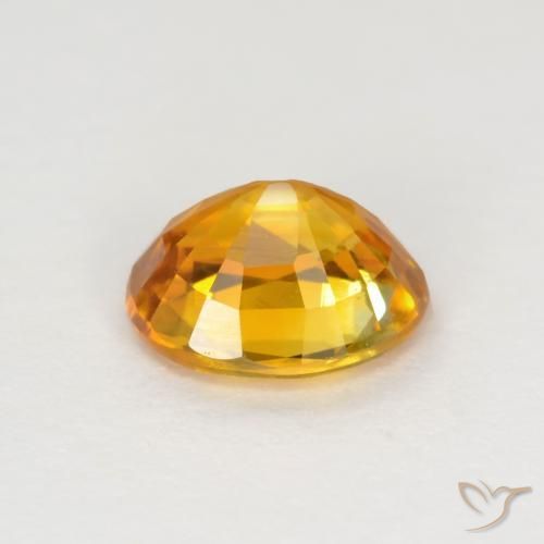9,17 ctw natürlicher Mittelorange Saphir, Oval, VS