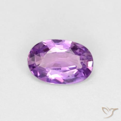 0.43ct Natürlicher Elektrisches Lila Saphir, Oval, VS