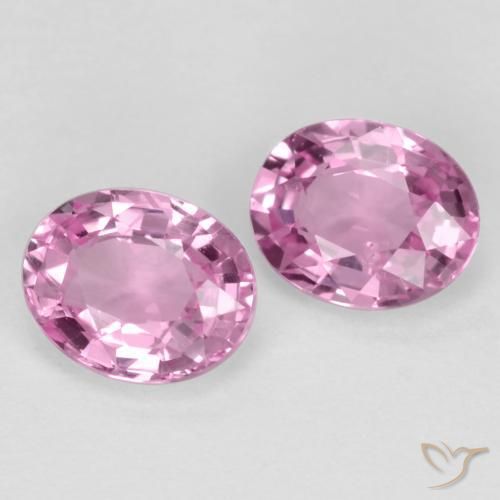 0.85 ct natürliche Königslila Rosa Saphir-Edelsteine, Oval, VS-SI