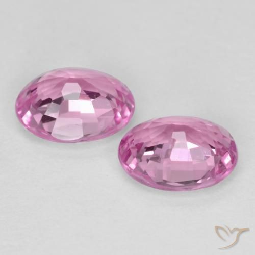 0.85 ct natürliche Königslila Rosa Saphir-Edelsteine, Oval, VS-SI