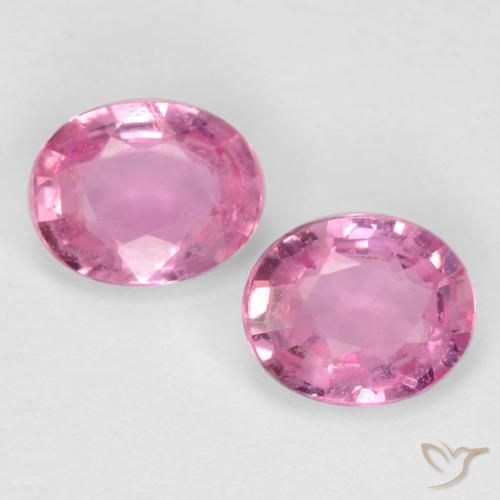 0.82ctw Natürlicher Pink Saphir, Oval, VS-SI