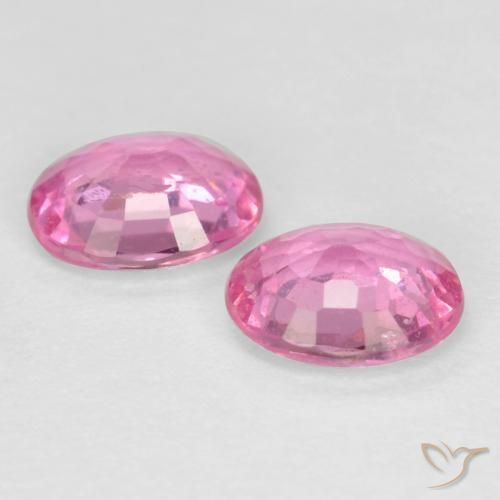0.82 ct natürliche Pink Saphir-Edelsteine, Oval, VS-SI