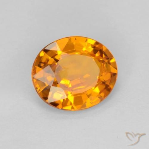 9,17 ctw natürlicher Golden Saphir, Oval, VS