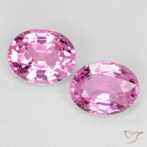 0.86ctw Natürlicher Mittelrosa Saphir, Oval, VVS-VS