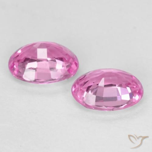 0.86 ct natürliche Mittelrosa Saphir-Edelsteine, Oval, VVS-VS