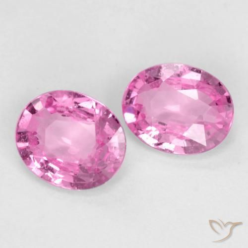 0.76 ct natürliche Königslila Rosa Saphir-Edelsteine, Oval, VS