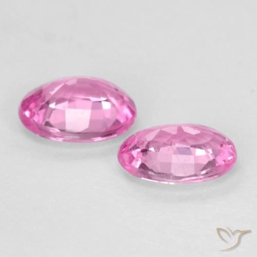0.76 ct natürliche Königslila Rosa Saphir-Edelsteine, Oval, VS