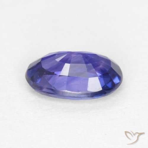 9,17 ctw natürlicher tieflila Saphir, Oval, VS-SI