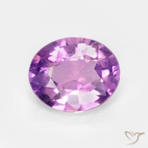0.54ct Natürlicher Mittelviolett Saphir, Oval, VS