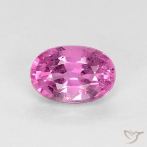 0.62ct Natürlicher Purpur Rosa Saphir, Oval, VS