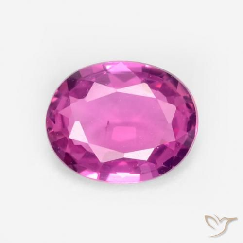 0.40ct Natürlicher Magenta Saphir, Oval, VS