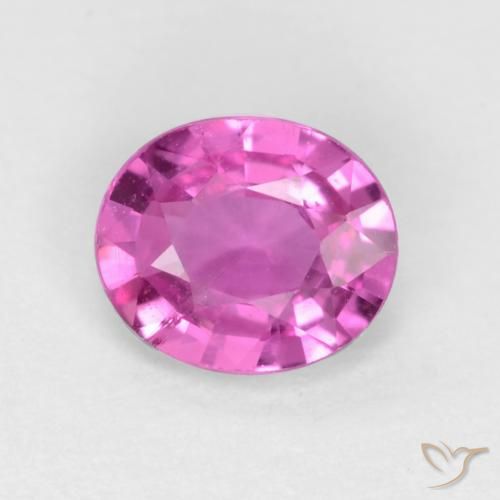 0.49ct Natürlicher Rosaig-lila Saphir, Oval, VS