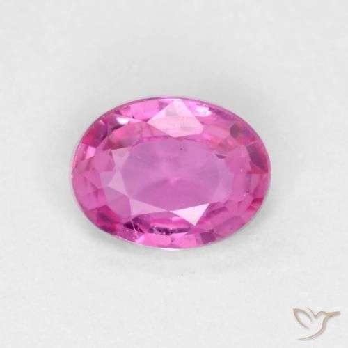 0.32ct Natürlicher Mittelviolett Saphir, Oval, VS