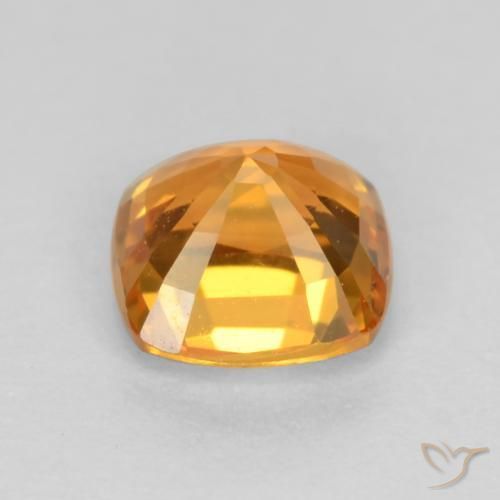 9,17 ctw natürlicher Dunkelorange-Gold Saphir, Kissen, VS