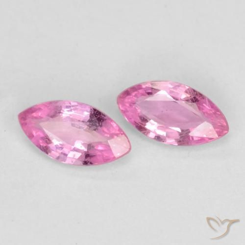 0.37 ct natürliche Mittelviolett Saphir-Edelsteine, Marquise, VS