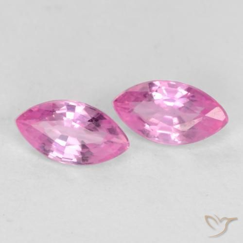 0.46 ct natürliche Helles Rosa-Lila Saphir-Edelsteine, Marquise, VS