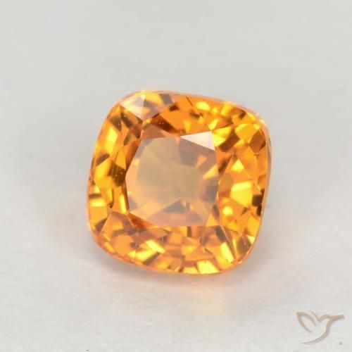 9,17 ctw natürlicher Tiefes Orange-Gold Saphir, Kissen, VS