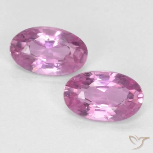 0.56ctw Natürlicher Mittelrosa Saphir, Oval, VS