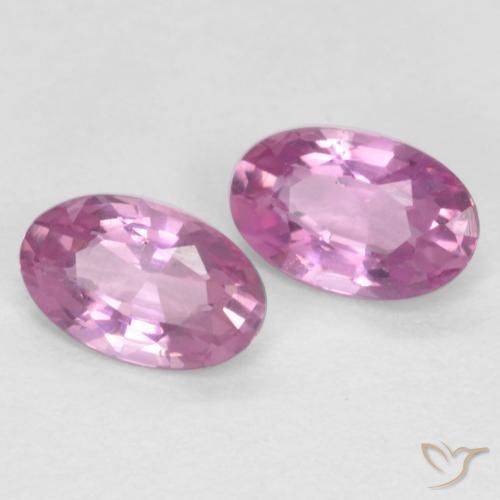 0.56 ct natürliche Mittelrosa Saphir-Edelsteine, Oval, VS