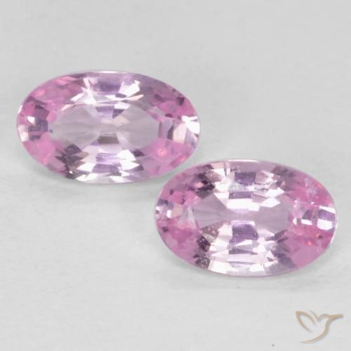 0.55ctw Natürlicher Sehr helles Royal Purple Pink Saphir, Oval, VS