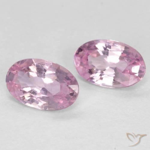 0.50 ct natürliche Mittel-Helllila Saphir-Edelsteine, Oval, VS