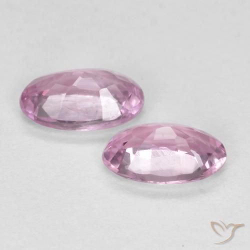 0.50 ct natürliche Mittel-Helllila Saphir-Edelsteine, Oval, VS