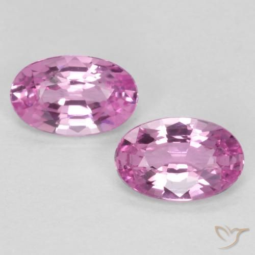 0.53ctw Natürlicher Intensives Pink-Lila Saphir, Oval, VS