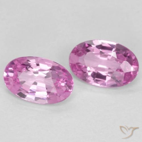 0.53 ct natürliche Intensives Pink-Lila Saphir-Edelsteine, Oval, VS