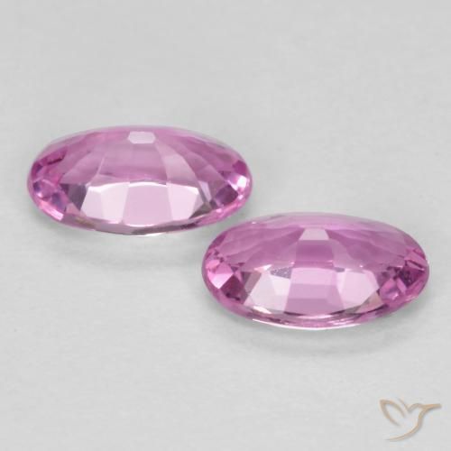 0.53 ct natürliche Intensives Pink-Lila Saphir-Edelsteine, Oval, VS
