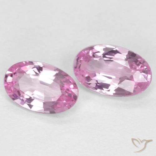 0.54 ct natürliche Purpur Rosa Saphir-Edelsteine, Oval, VS