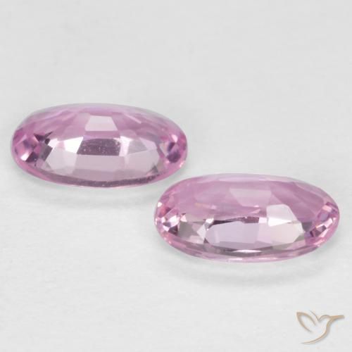 0.54 ct natürliche Purpur Rosa Saphir-Edelsteine, Oval, VS