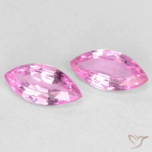 0.35 ct natürliche Helles Rosa-Lila Saphir-Edelsteine, Marquise, VS