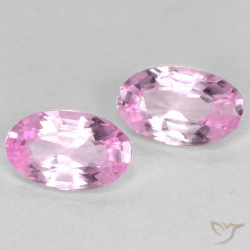 0.51 ct natürliche Mittelviolett Saphir-Edelsteine, Oval, VS