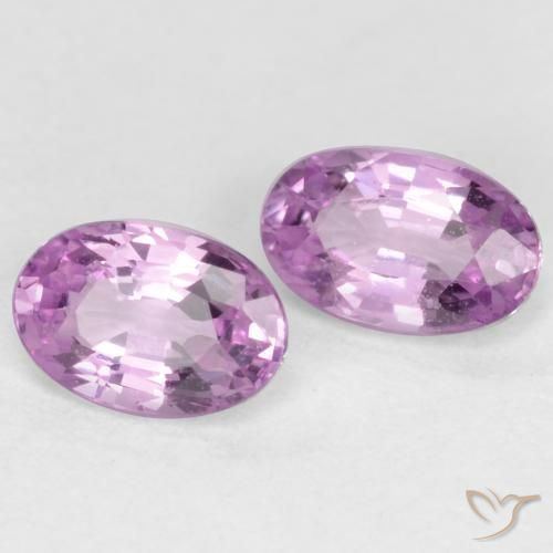 0.65 ct natürliche Mittelviolett Saphir-Edelsteine, Oval, VS