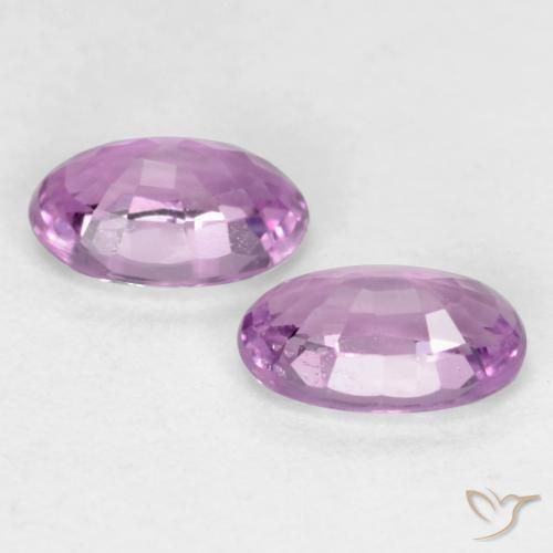 0.65 ct natürliche Mittelviolett Saphir-Edelsteine, Oval, VS