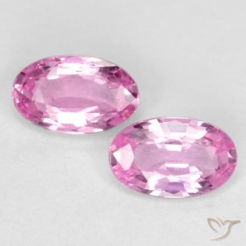 0.57ctw Natürlicher Königslila Rosa Saphir, Oval, VS