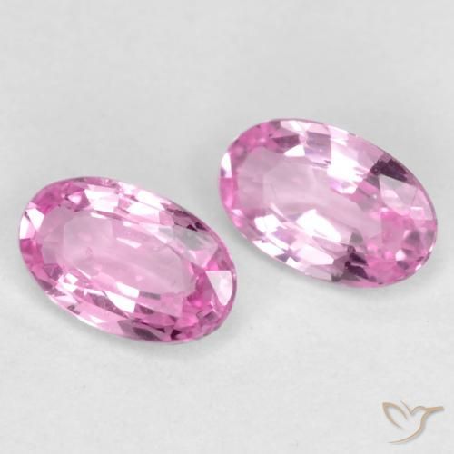 0.57 ct natürliche Königslila Rosa Saphir-Edelsteine, Oval, VS