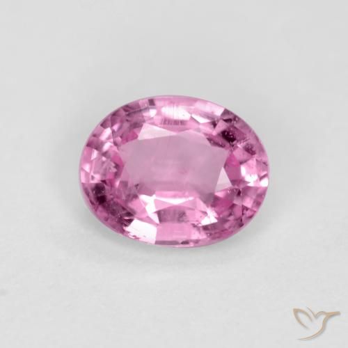 0.45ct Natürlicher Königslila Rosa Saphir, Oval, VS-SI