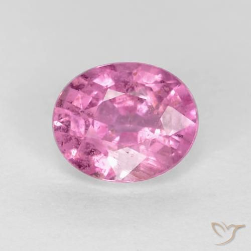 0.43ct Natürlicher Intensives Rosa Saphir, Oval, VS-SI