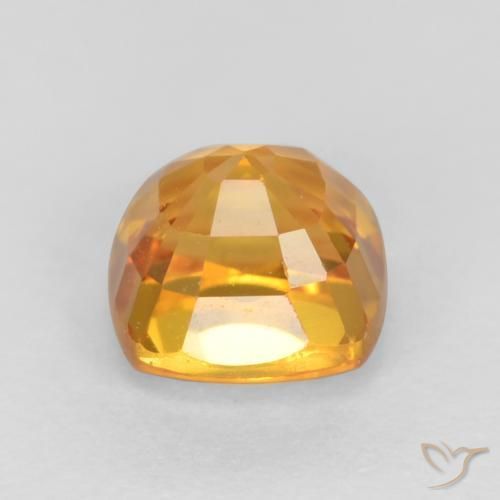 9,17 ctw natürlicher Tiefes Orange-Gold Saphir, Kissen, VS