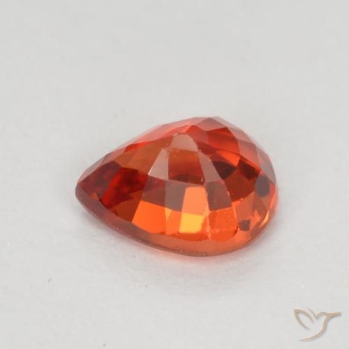 9,17 ctw natürlicher Leuchtendes Purpurrot Saphir, Birnenform, VS