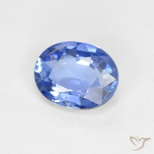 9,17 ctw natürlicher Baby blau Saphir, Oval, VS