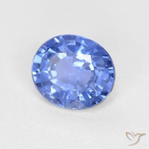 9,17 ctw natürlicher Helles Marineblau Saphir, Oval, VS-SI