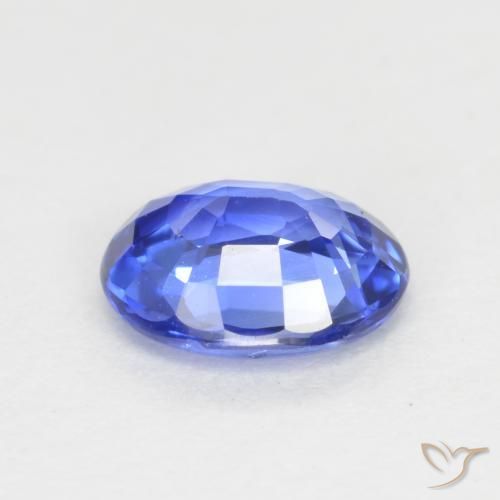 9,17 ctw natürlicher Pastellblau Saphir, Oval, VVS-VS