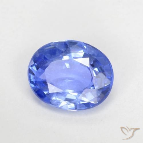 9,17 ctw natürlicher Pastellblau Saphir, Oval, VVS-VS