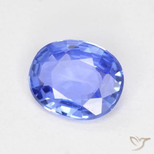 9,17 ctw natürlicher Baby blau Saphir, Oval, VVS