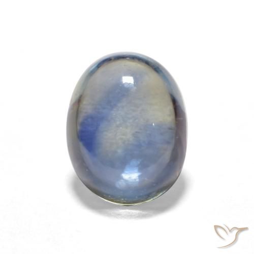 0.61ct Natürlicher Navy blau Saphir, Oval, Transparent