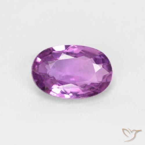 0.45ct Natürlicher Elektrisches Lila Saphir, Oval, VS