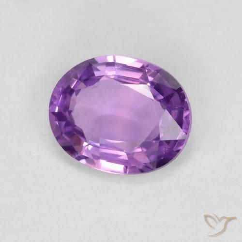 9,17 ctw natürlicher Mittelviolettes Violett Saphir, Oval, VVS-VS